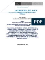 Ejemplo 2 Plan de Monitoreo de La Calidad de Agu AAA XIV Titicaca 2017