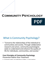 Community Psychology