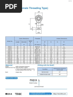 PHS Bearing Details