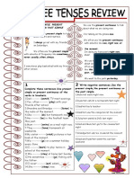 Mixed Three Tenses Grammar Drills - 20104