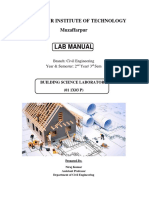 Building Science Lab Manual