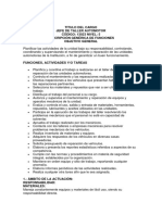 Funciones de Jefe de Taller