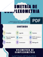 Volumetría de Complexometria