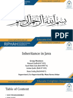 Presentation of Inheritance in Java