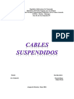 Cables Suspendidos Trabajo