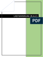 Rac Lab Mannual