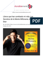 Reseña Del Libro - Los Secretos de La Mente Millonaria - , de T. Harv Eker PDF