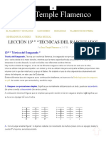 Lección 13 - Técnicas Del Rasgueado PDF