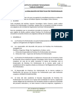 Instructivo Practicas Pre Profesionales PDF