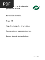 Reporte de Lectura 1 - Panza Del Tepozteco