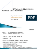 Generalidades Del Derecho Agrario