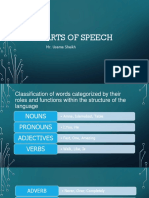 Parts of Speech