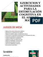 Ejercicios y Actividades para La Estimulación Cognitiva en