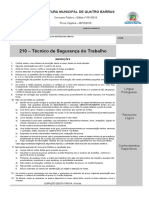 Tecnico de Seguranca Do Trabalho PDF