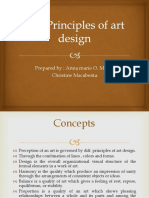 The Principles of Art Design Report