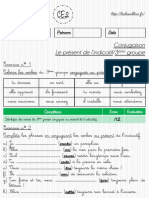 Le Present de Lindicatif 3eme Groupe CE2