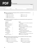 TIC - 8º Ano - Teste Diagnostico