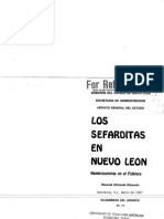 Los Sefarditas en Nuevo Leon PDF