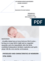 New Born Assessment