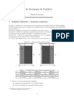 TD Thermique 1 Me PDF