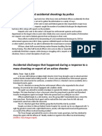 Accidental Shootings by Police (The Associated Press)