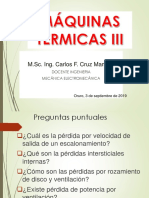 UNIDAD 3 Estudio de Perdidas Saltos Entalpicos y Rendimientos PDF