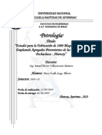 Estudio de Aprovechamiento de Canteras para La Fabricacion de Bloquetas, Abancay 2019