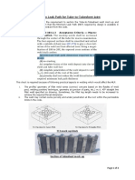 Minimum Leak Path For TTJ