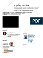 Email Signature Gallery Template