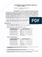 Notes in Train Law PDF