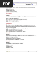 Answer: B, D, E: Exam Name: Exam Type: Exam Code: Total Questions