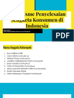 Penyelesaian Sengketa Konsumen