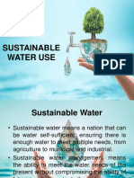 Sustainable Water Use