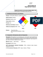 Hojas MSDS - Antapaccay-1 PDF