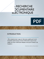 Cours La-Recherche-Documentaire-Électronique