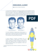 Myathenis Gravis - 1St Draft: 3. Diagnosis and Symptomatology 3.1. Symptomatology