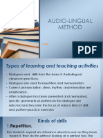 Audiolingual Method Drills