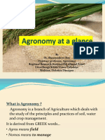 Agronomy at A Glance