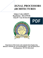 IV-II-DSPA-Elective-III MCQ PDF