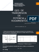 Diseño de Eje y Selección de Rodamientos.