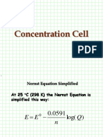 Concentration Cell Batteries Corrosion