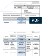 Matriz de Caracterización