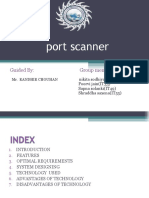 Port Scanner: Guided By: Group Members