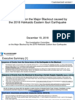 Final Report Hokkaido Blackout Summarized PDF