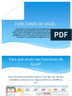 Funciones de Excel