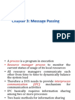 Message Passing in Distributed Operating Systems