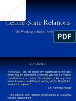 Centre-State Relations