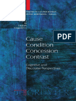 Elizabeth Couper-Kuhlen, Bernd Kortmann-Cause, Condition, Concession, Contrast - Cognitive and Discourse Perspectives (Topics in English Linguistics, No 33) (2000) PDF