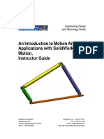 SolidWorks Motion Simulation Instructor Guide ENG