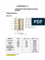 Coeficiente de Conductividad Térmica Ejercicios